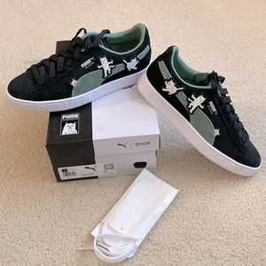 SUEDE RIPNDIP (PUMA BLACK EUCALYPTUS)